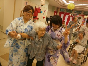 老健　夏祭り　写真